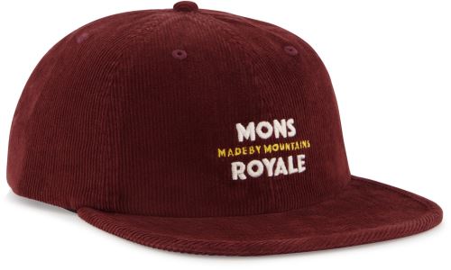 Mons Royale Corduroy Roam Cap - dark chocolate