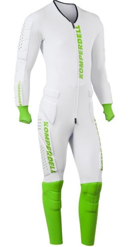 Komperdell Adult Full Protector Race Suit - Thermo - bílá/zelená