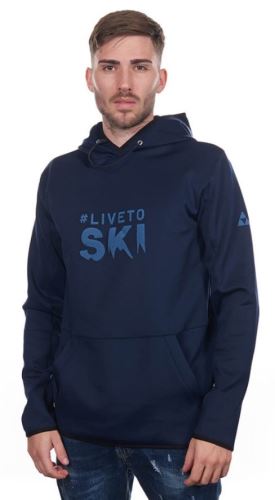 Fischer Live To Ski Hoody - modrá M