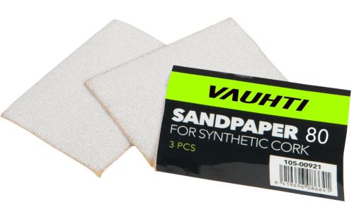 Vauhti Sandpaper pro syntetický korek 80 (3 ks)