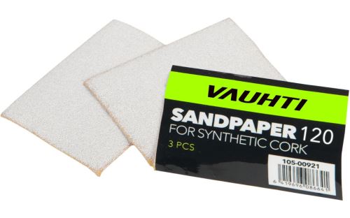 Vauhti Sandpaper pro syntetický korek 120 (3 ks)