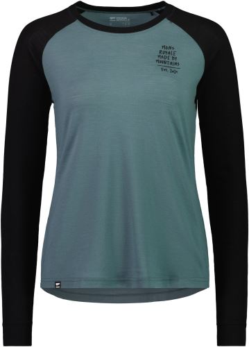 Mons Royale Icon Raglan - burnt sage / black