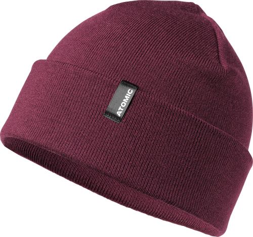 Atomic Alps Rolled Cuff Beanie - červená