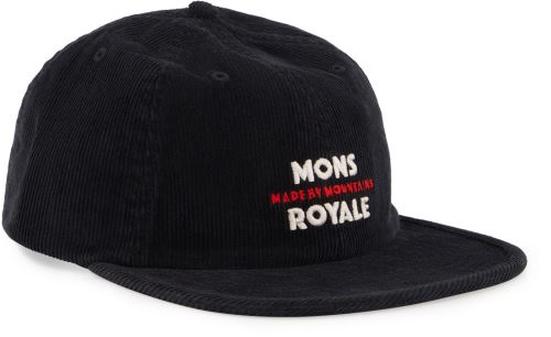 Mons Royale Corduroy Roam Cap - black