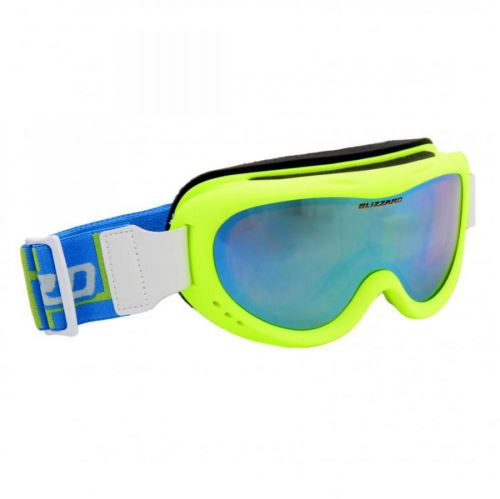 Blizzard 907 MDAZO - neon green matt, smoke2, blue mirror