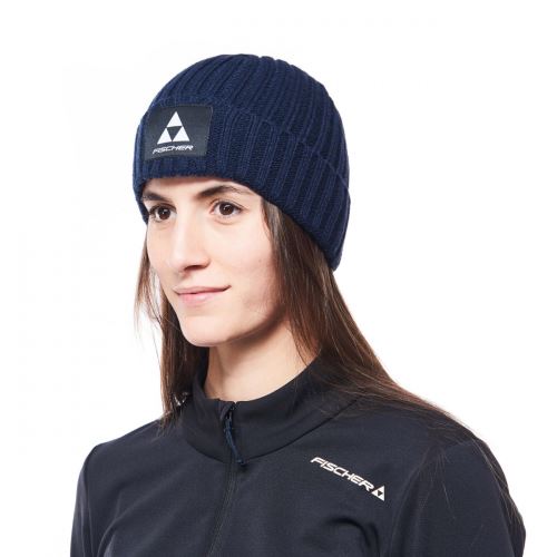 Fischer Beanie Logo - modrá